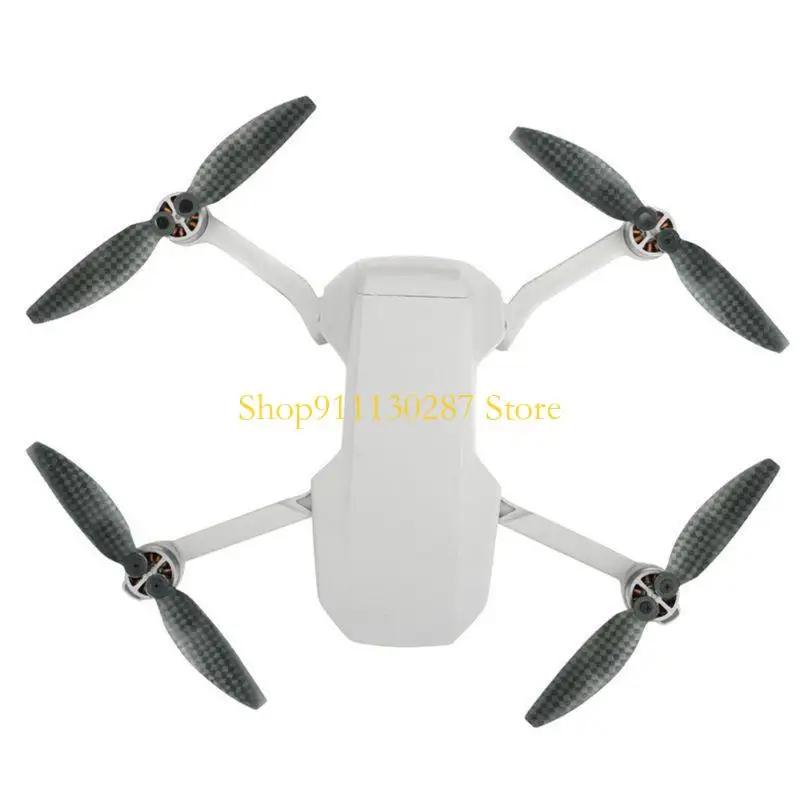 Hélice fibra carbono J1HC bajo ruido, cuchillas liberación rápida para Mini Access