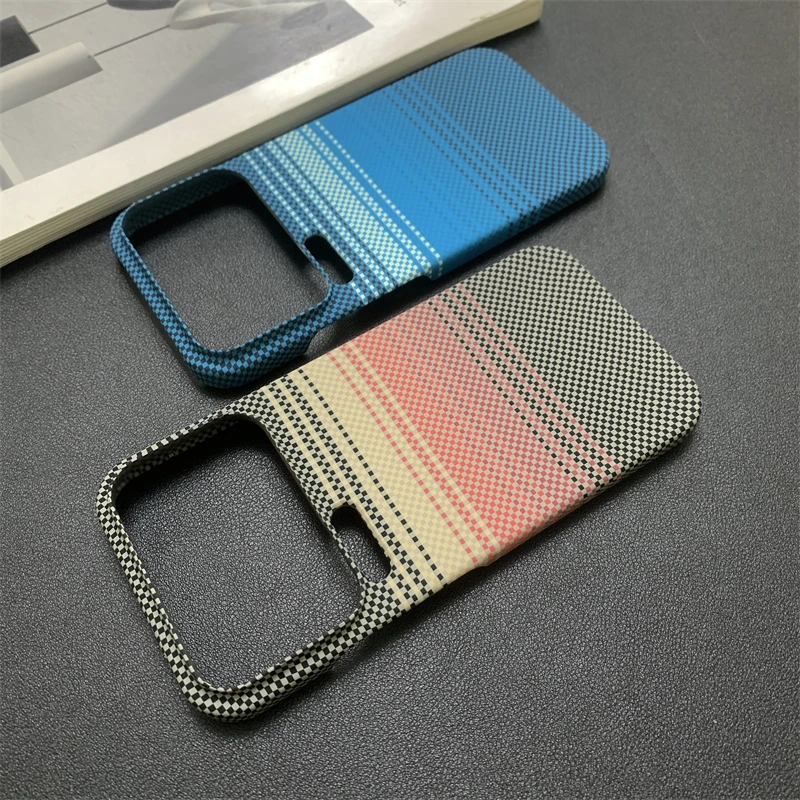 Para Xiaomi Mi 17 Pro Max funda dura de PC fibra de carbono de grano funda protectora trasera delgada para Xiaomi Mi 17 15 14 Pro Mi15 Ultra Shell - imagen 2
