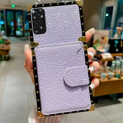 Xiaomi Redmi Note 12 Funda Cuero Brillo NFC Tarjetero