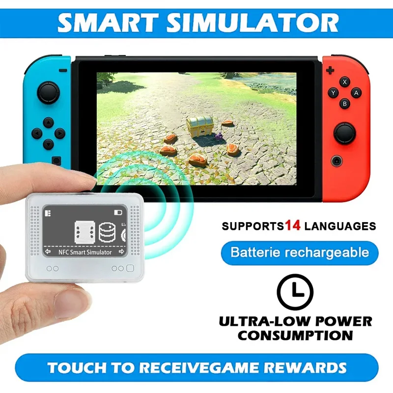 Para Amiibo NFC Simulator Pixl emulador de repuesto emulador de juego Compatible con Bluetooth para Switch2 2025 accesorio de juego - imagen 4