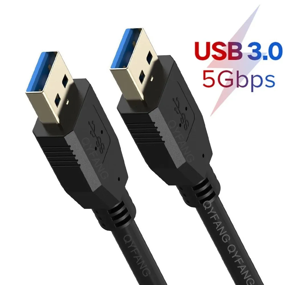 Cable USB macho a macho Cable USB A a USB Cable USB 3,0 Cable USB de doble extremo 5Gbps para radiador disco duro Cable extensor USB 3,0 - imagen 2
