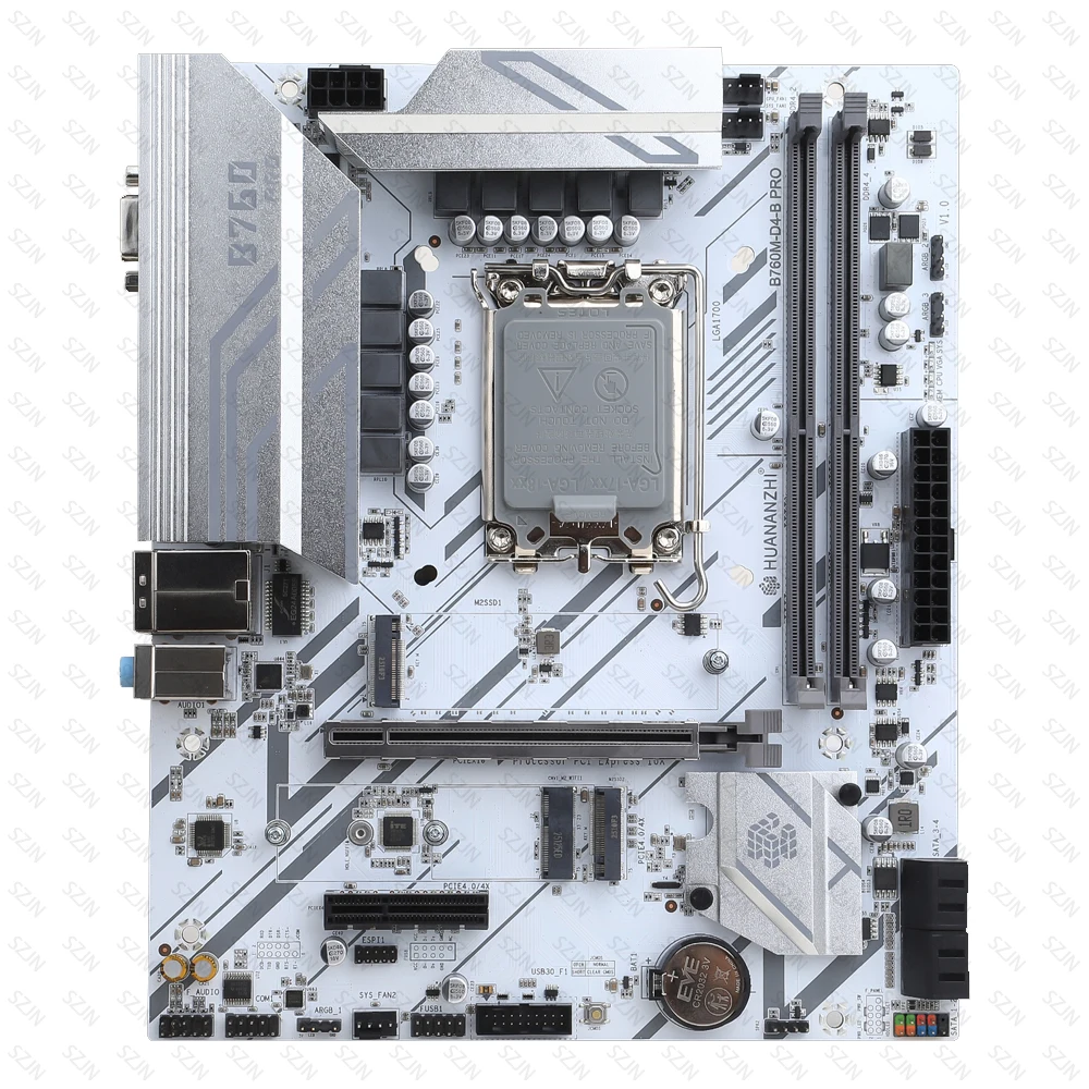 Placa base B760M-D4-B PRO LGA1700, compatible con procesadores Intel de 12./13a generación, DDR4, 2 canales máx., 64GB, 2xNVME M2, 4,0, construcción de PC de juegos - imagen 2