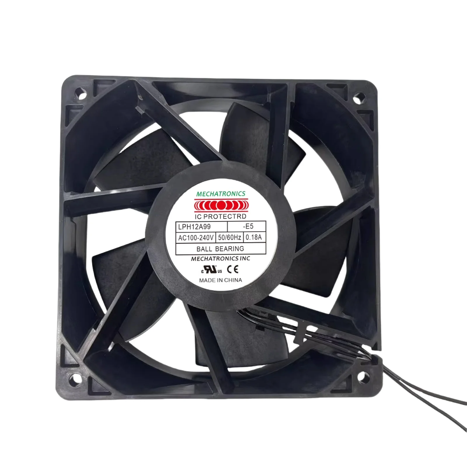 LPH12A99 Ventilador axial EC de 120 mm |   100-240V AC 123.9CFM Soplador 3500RPM Refrigeración de rodamiento de bolas para inversores/soldadores - imagen 3