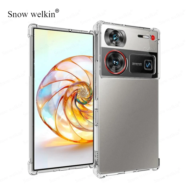 Funda de protección completa para Nubia Z60 Ultra Airbags Buffer para ZTE nubia Z60 Ultra Clear Soft TPU a prueba de golpes, funda trasera - imagen 2