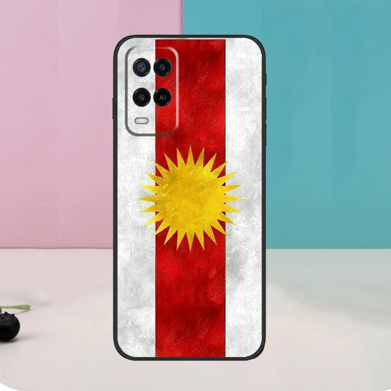 Funda con bandera de Yazidis para Oppo A5 Pro A6 A15 A16 A76 A96 A17 A57 A98 A58 A78 A18 A38 A54 A74 A94 A40 A60 A80 - imagen 5