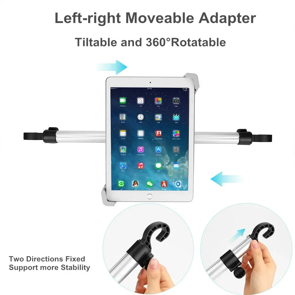 Soporte para tableta, PC, asiento trasero de coche, soporte de montaje para reposacabezas, tableta Universal de 7-15 pulgadas para IPad, Xiaomi, Samsung, montaje con Clip - imagen 5