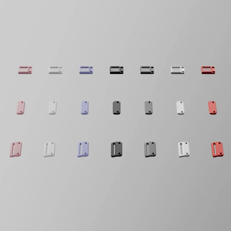 Teclado GT-80, hebilla de cinta personalizada/placa de nombre Compatible con Wooting 80HE, teclado de aluminio, accesorios de modificación de eje magnético