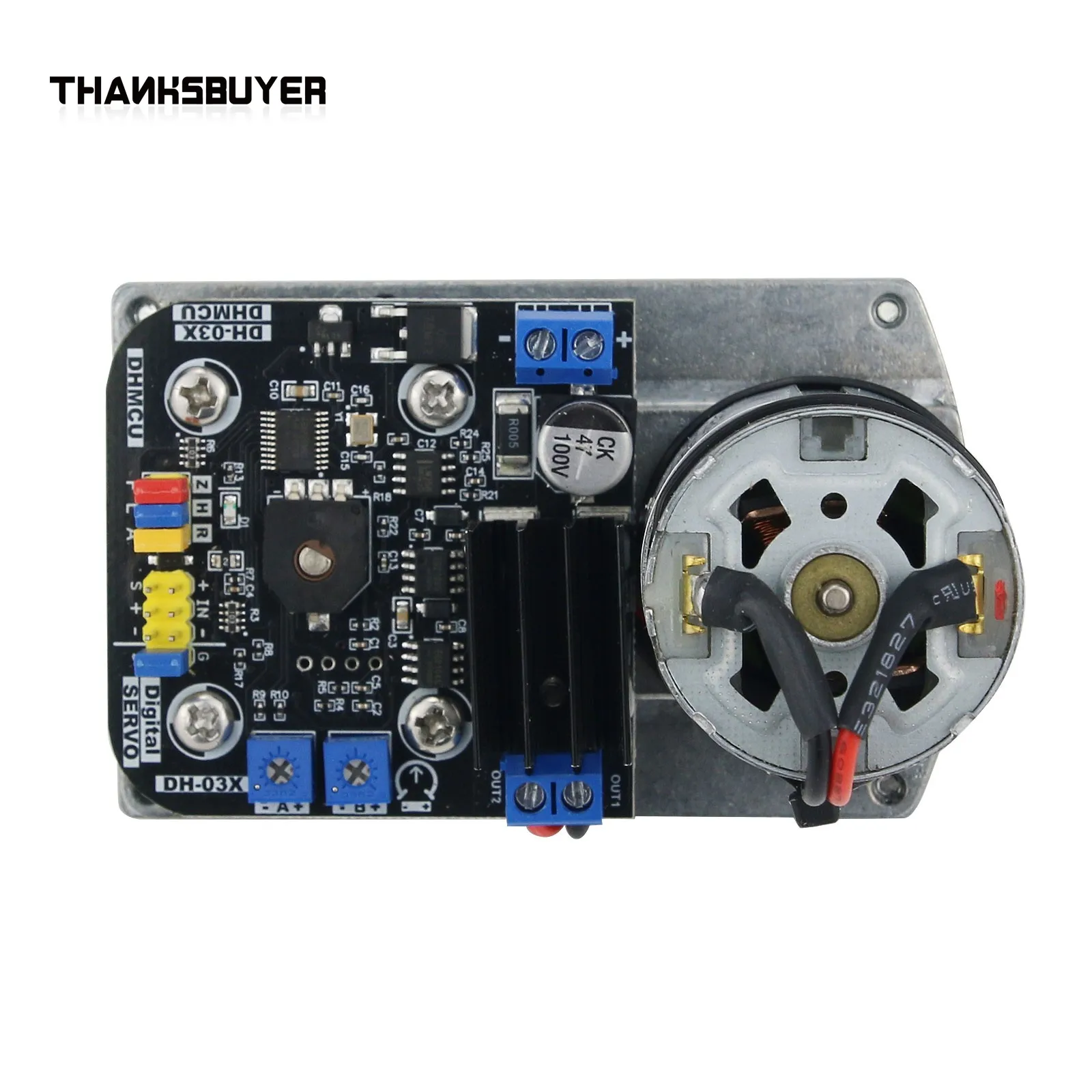 Thankbuyer DH-03X 110kg/200kg/CM 300kg/380/400kg/CM hicker Servo Digital Servo de engranaje de Metal de alto par para Robots industriales RC - imagen 4