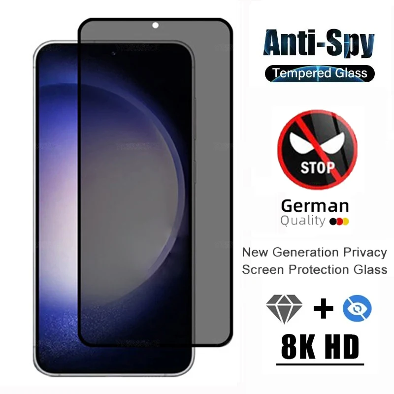 2 uds privacidad Anti espía orina 9H vidrio templado para Google Pixel 5A 6 6A 7 7A 8A 8 9 Pro XL 9A película protectora de pantalla - imagen 2