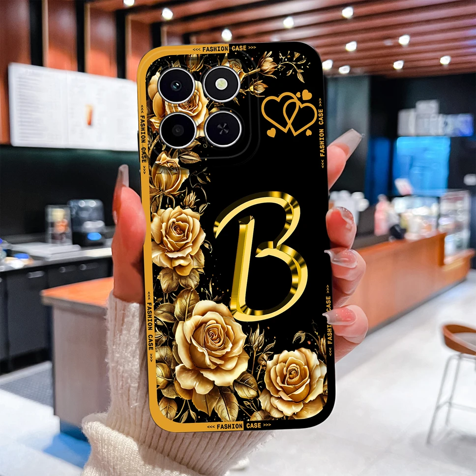 Para Honor X6 X6S X6A X6B X6C 4G funda de teléfono letras bonitas cubierta anticaída de silicona líquida suave para Honor X 6 carcasa de cobertura completa - imagen 5