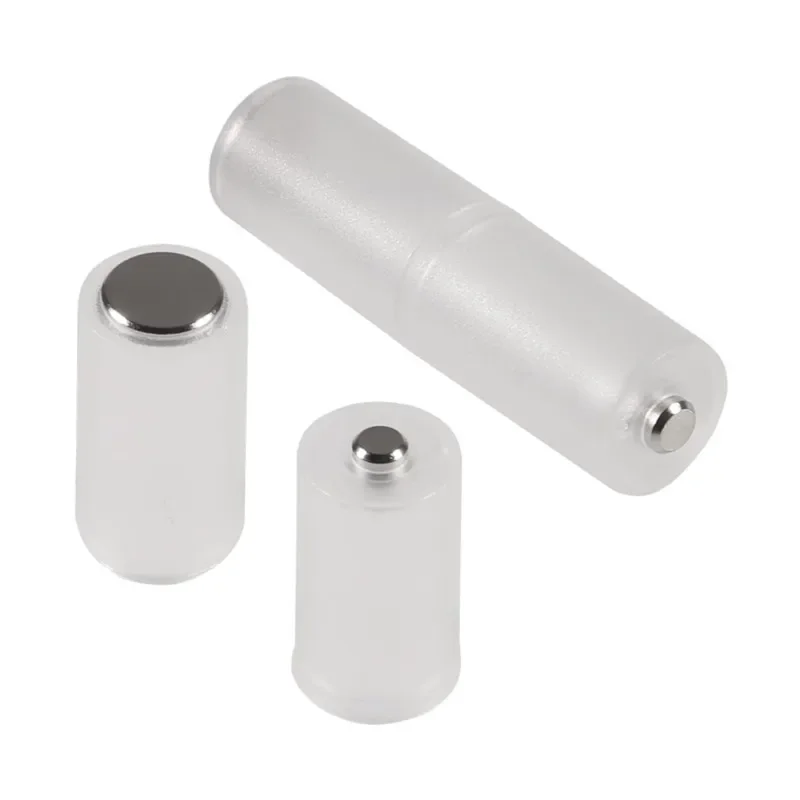 Adaptador convertidor de batería de tamaño AAA a AA, caja de almacenamiento de plástico, conmutador para pilas AAA a AA, portátil - imagen 2