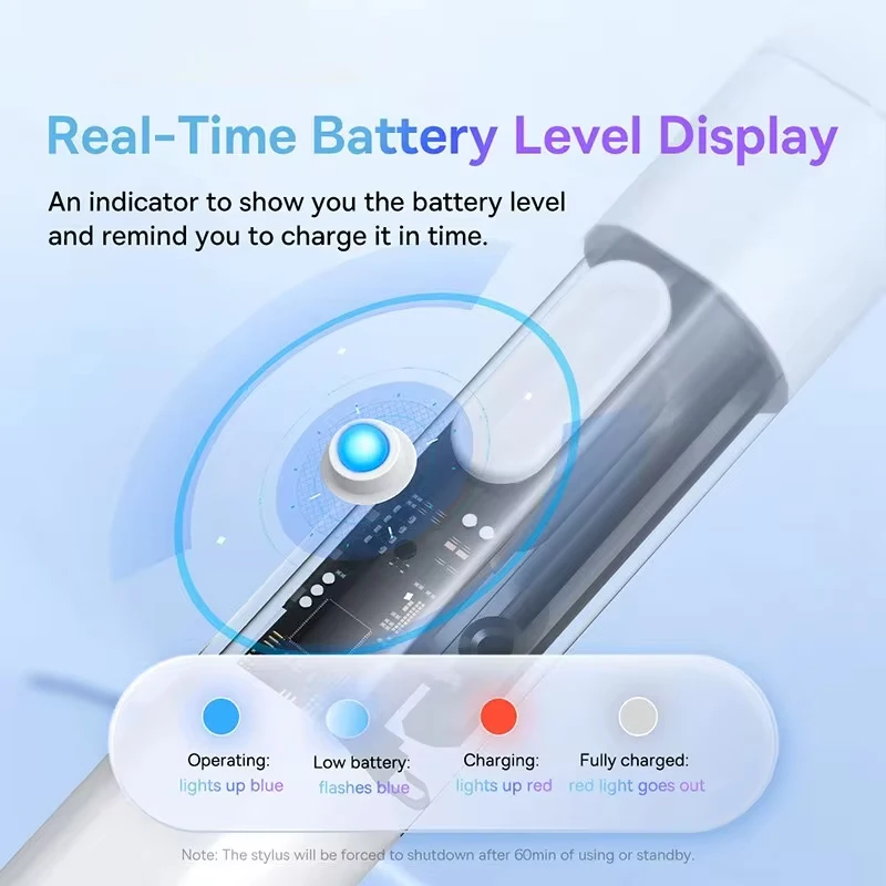 Baseus Stylus Lite LED - Lápiz Digital Bluetooth Compatible iPad Pro - imagen 5