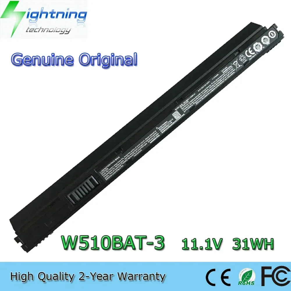 Nueva batería Original para ordenador portátil W510BAT-3 11,1 V 31Wh para Clevo W510LU W510S W515LU 6-87-W510S 6-87-W510S-42F2, etc.