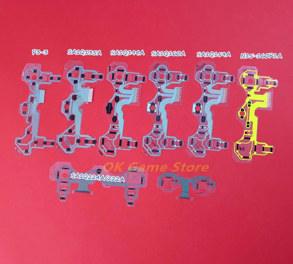 Cable de cinta de película conductora para controlador PS3, película de botón SA1Q135A SA1Q160A SA1Q159A SA1Q194A P3-3 SA1Q224A N15-160P1A, 1 ud. - imagen 2