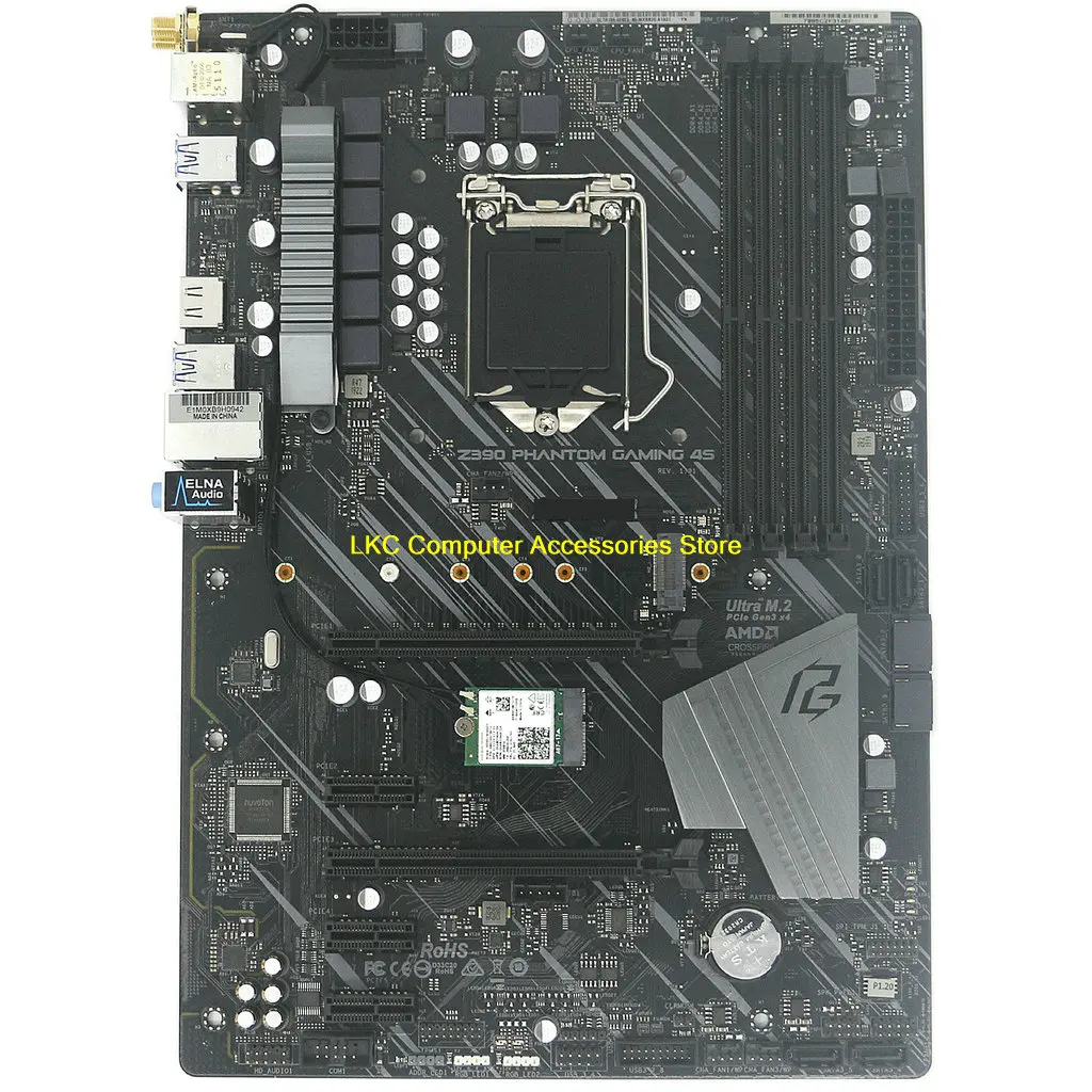 Nuevo para ASRock Z390 Phantom Gaming 4s placa base 128G ATX WiFi Z390 placa base LGA1151 DDR4 100% probado - imagen 2