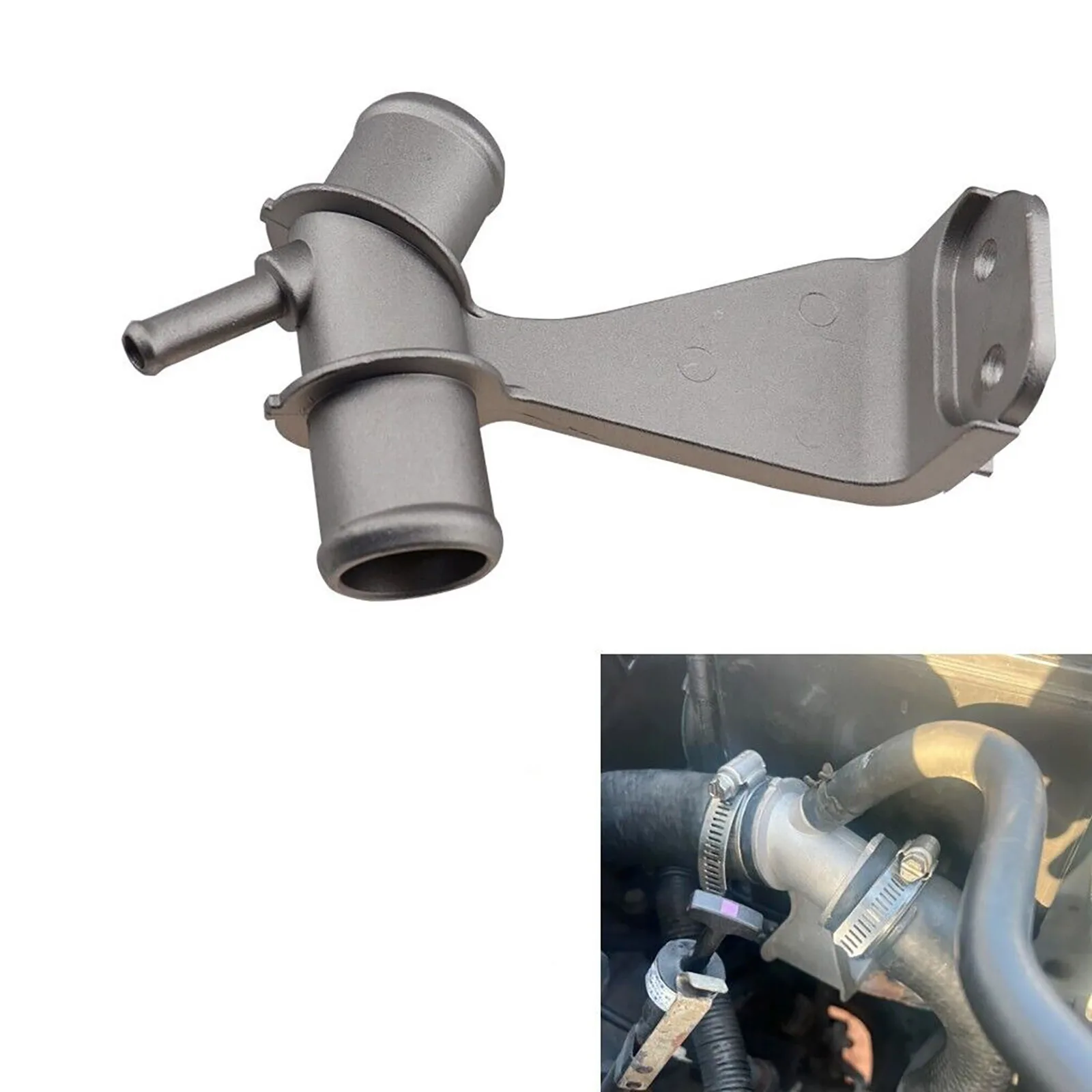 Reemplazo de tubo de refrigerante de agua de radiador de aluminio, 1 unidad, para motor Toyota Corolla 1.8L L4 2009-2013 1657722030 Accesorios para automóviles