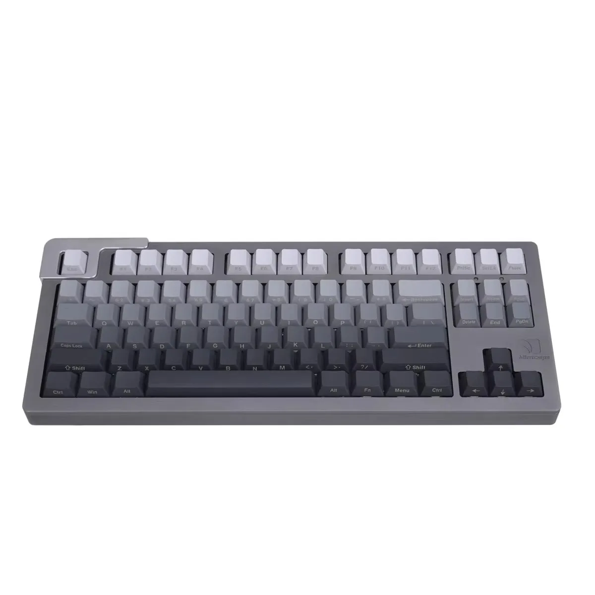 Teclado mecánico de 125 teclas con grabado lateral positivo degradado gris de alta calidad, accesorios de teclado de sublimación Pbt - imagen 5