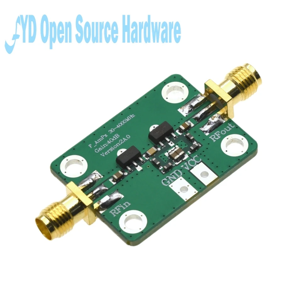 Amplificador RF de 30-4000MHZ ganancia de 40DB, placa LNA de bajo ruido, CC 5V 50Ω para FM HF VHFf/UHF - imagen 2
