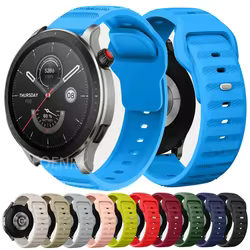 Para Amazfit GTR 4 3 Pro 2e 2 nueva correa de reloj pulsera de silicona suave para Huami Amazfit GTS 4 2 Mini banda Bip U 3 Pro correa de muñeca