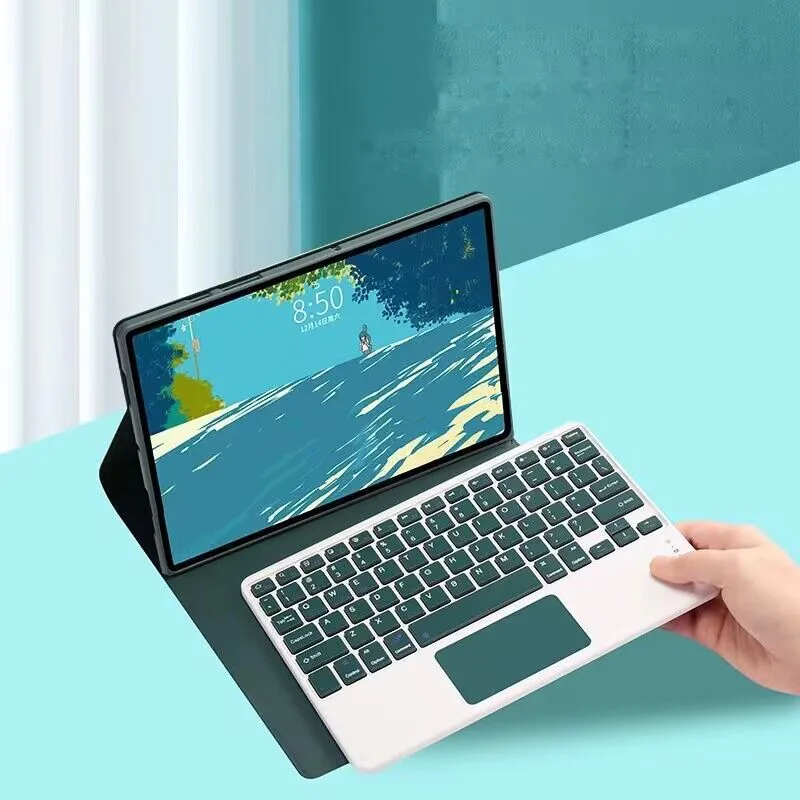 Funda con teclado con panel táctil para Xiaomi Pad 8 Pad8 Pro 11,2 2025 Pad7 7 Pro 11,2 6 5Pro 11 Redmi Pad2 11 "SE 11 pulgadas funda Bluetooth - imagen 2