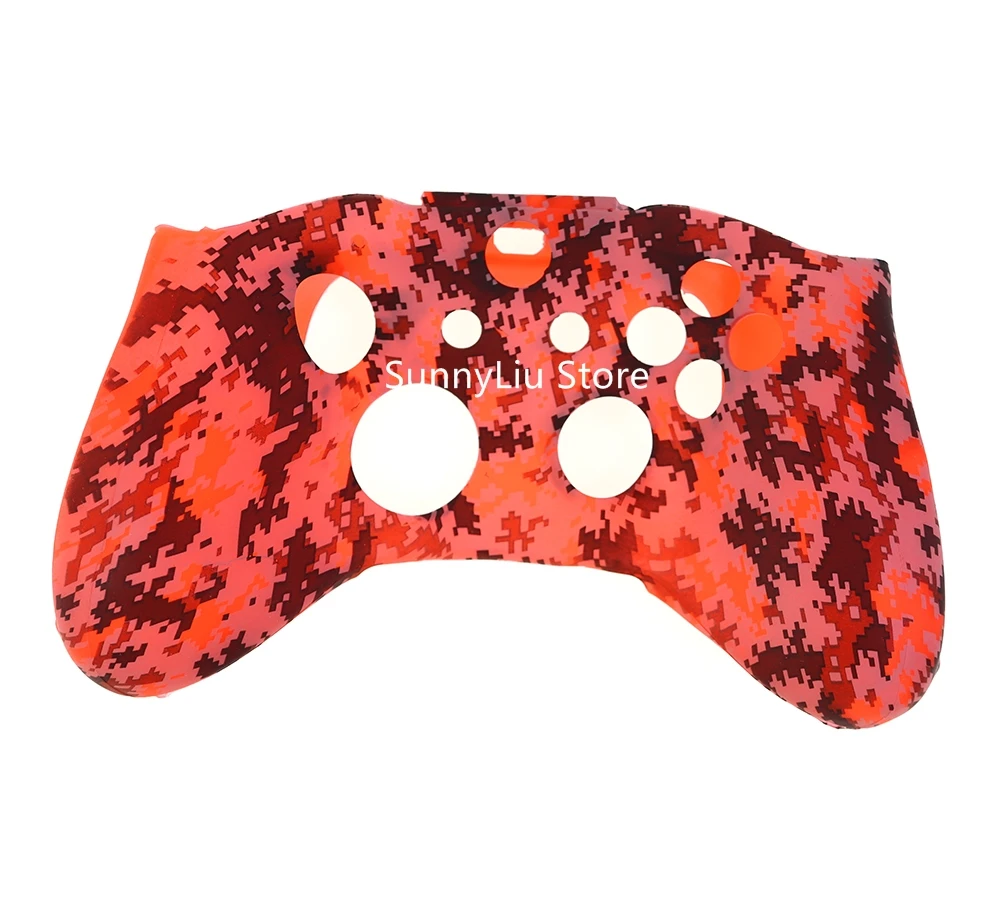 Funda protectora de silicona para XBox One X S, Protector de controlador, Impresión de transferencia de agua, 1 unidad - imagen 3