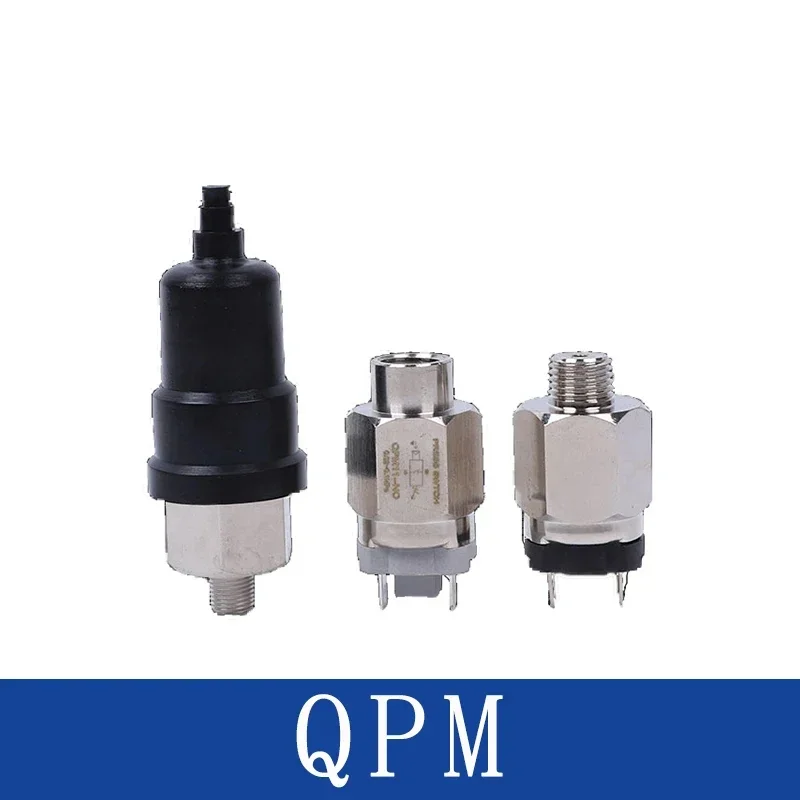 QPM Micro interruptor de presión de aire neumático ajustable para compresor diafragma hidráulico controlador automático QPM11-NO-01 NC - imagen 2