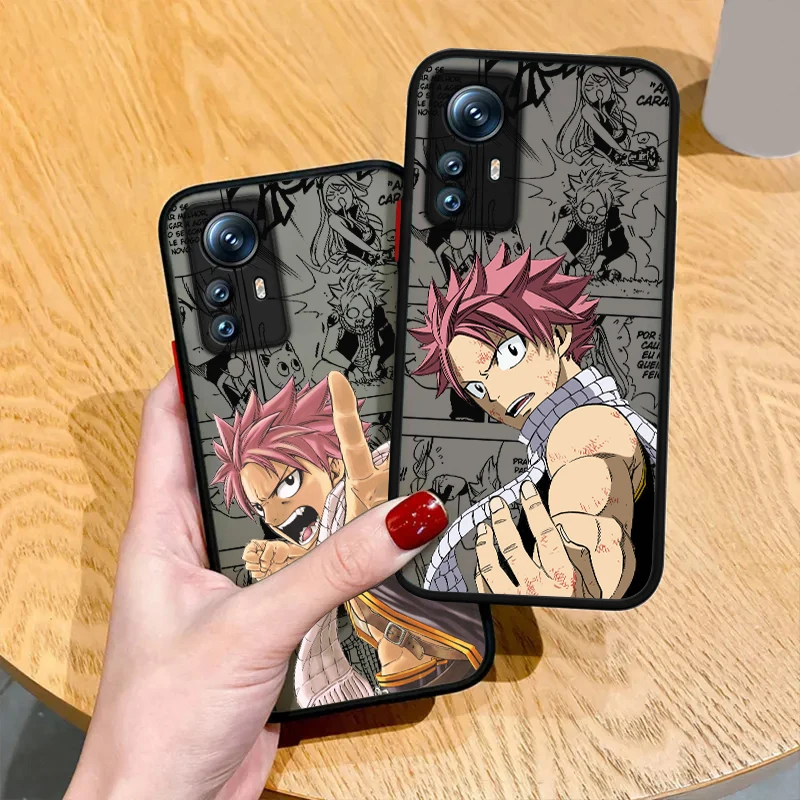 Funda de teléfono FAIRY TAIL Natsu para Redmi Note 13, 12, 11, 10 Pro Plus Pro S T 5G, cubierta translúcida mate esmerilada - imagen 3