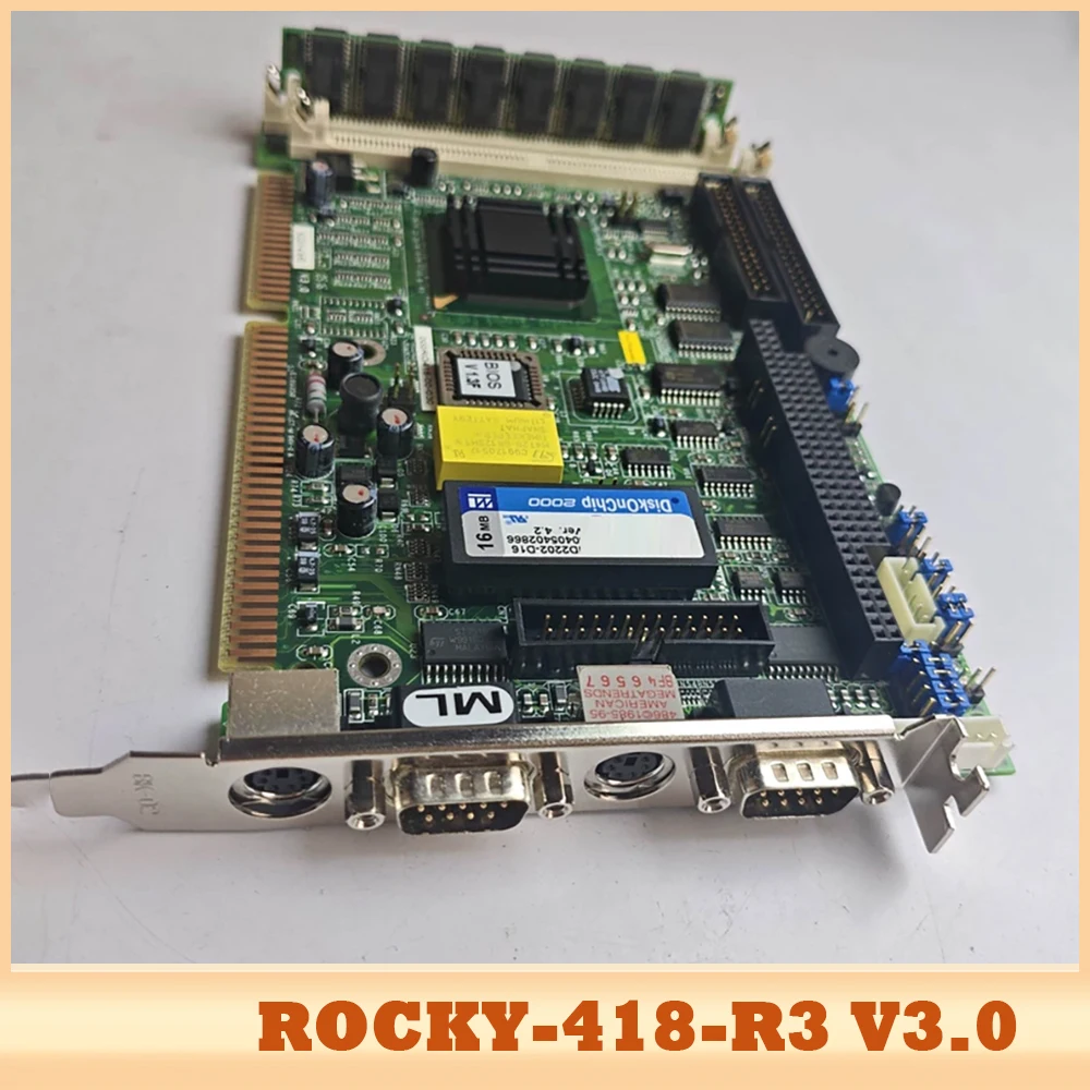 Tarjeta semi larga ISA placa base de control industrial ROCKY-418-R3 V3.0 - imagen 2