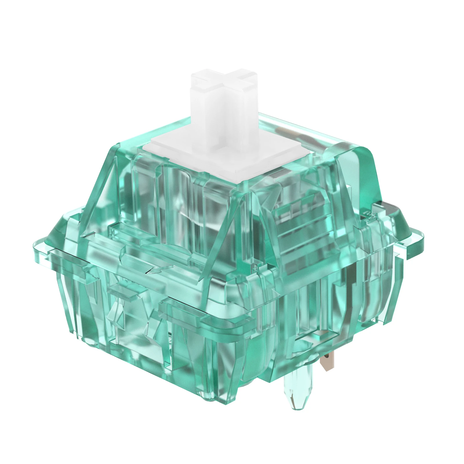 DUROCK-interruptores silenciosos para camarones, resorte chapado en oro de 67g, 5 pines, interruptores táctiles T1, interruptores de teclado silencioso MX - imagen 3