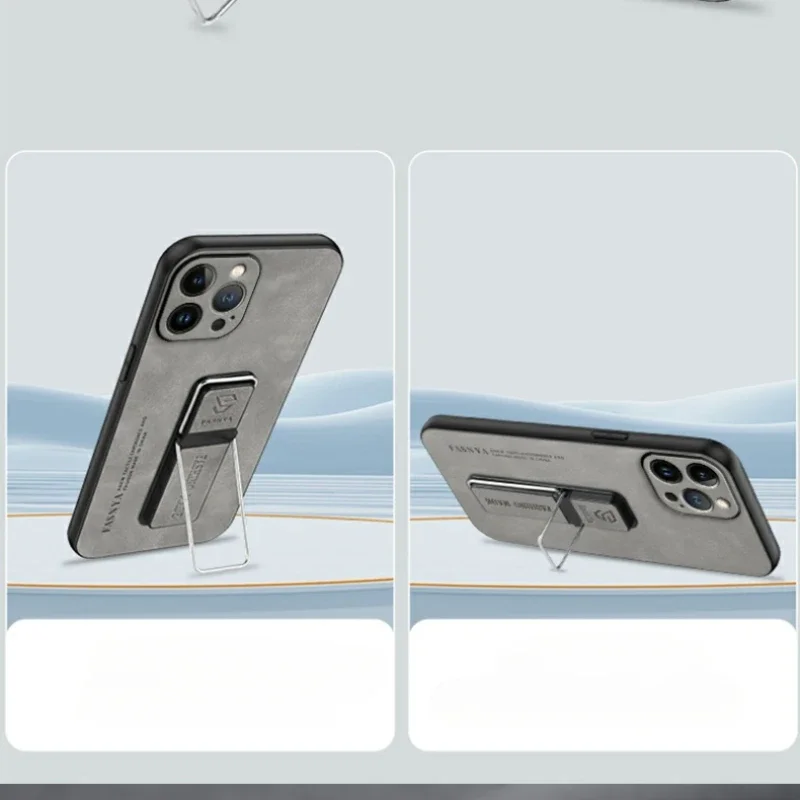 Para Honor 200 Smart 5G 200Pro Honor200 Lite Skinsheep Funda de armadura de cuero para Honor X7C 4G X5B + X6B X8B funda con soporte magnético - imagen 5