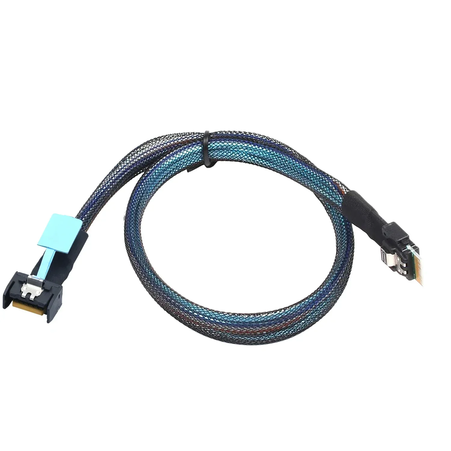 Cable de disco duro interno PCIE Slimline Mini SAS MCIO 38P a Slimline SFF-8654 4i - imagen 5