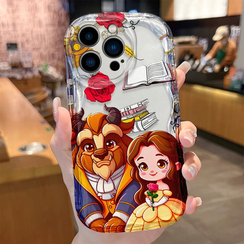 Funda La Bella y La Bestia para iPhone 16 E 15 Pro Max 14 13 12 Mini 11 Pro Max XS X 8 7 Plus Fundas suaves a prueba de golpes Funda - imagen 3