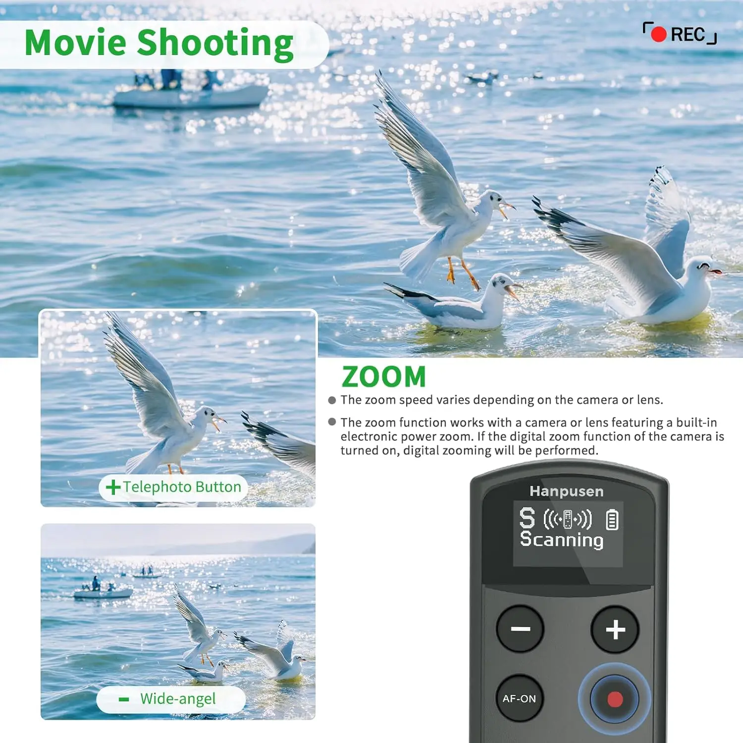 RMT-P1BT USB-C Control remoto inalámbrico disparador para Sony ZV-E1 ZV-1F ZV-1II ZV-E10II FX30 A6700 A6600 A9III A7C A7CR A7IV - imagen 3