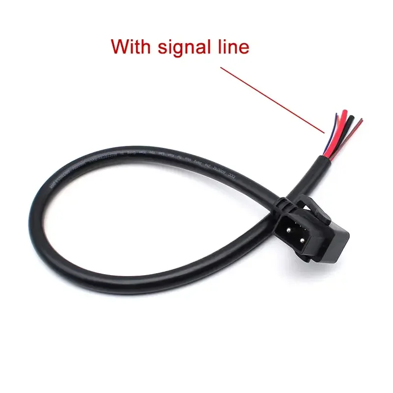 Plug with signal wir