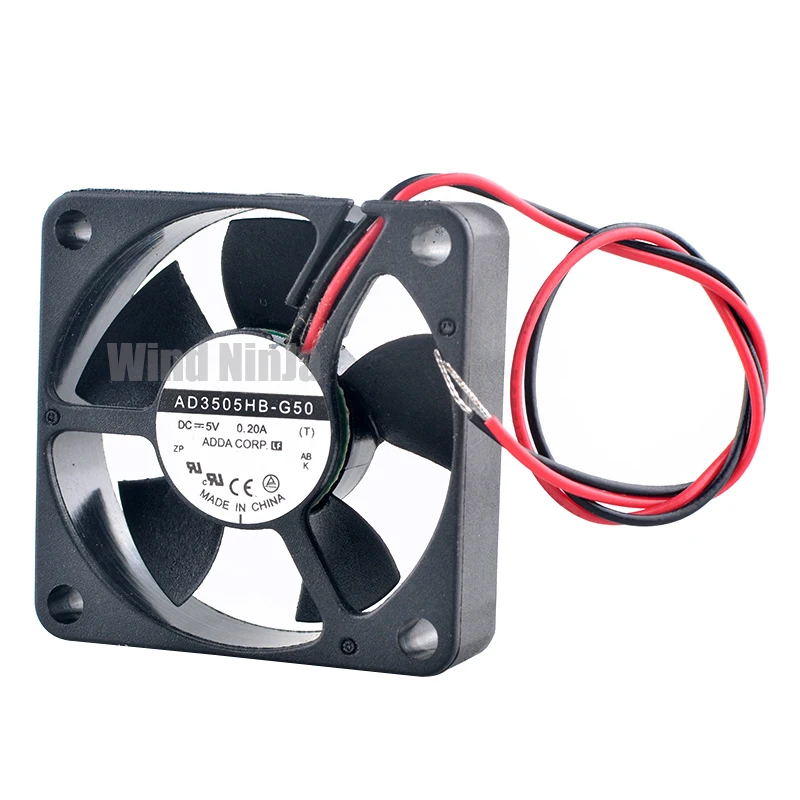 AD3505HB-G50 Micro ventilador de refrigeración de alta velocidad 35mm X 3,5 cm ventilador de doble rodamiento de bolas DC5V 0.20A para fuente de alimentación del enrutador - imagen 4