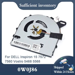 Ventilador CPU DELL Inspiron 15 7572 7560 Vostro 5468 5568 Nuevo