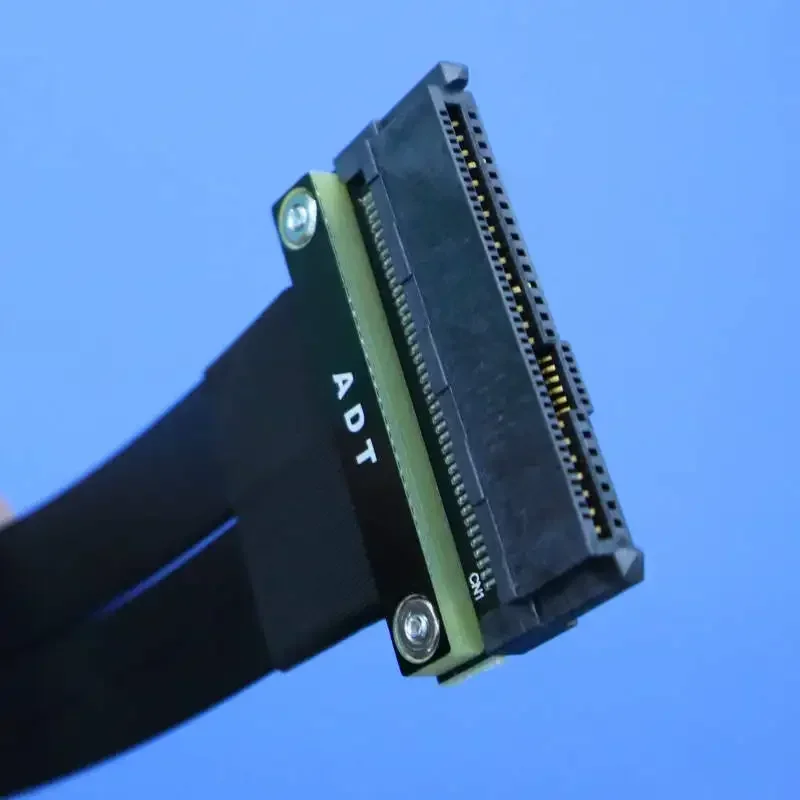 ADT-Link U.2 interfaz PCIe 3,0 x4 a U.2 NVME SSD Cable de extensión SFF-8639 NVMe PCI-Express 4x U.2 tarjeta elevadora de alta velocidad 32Gbps - imagen 3