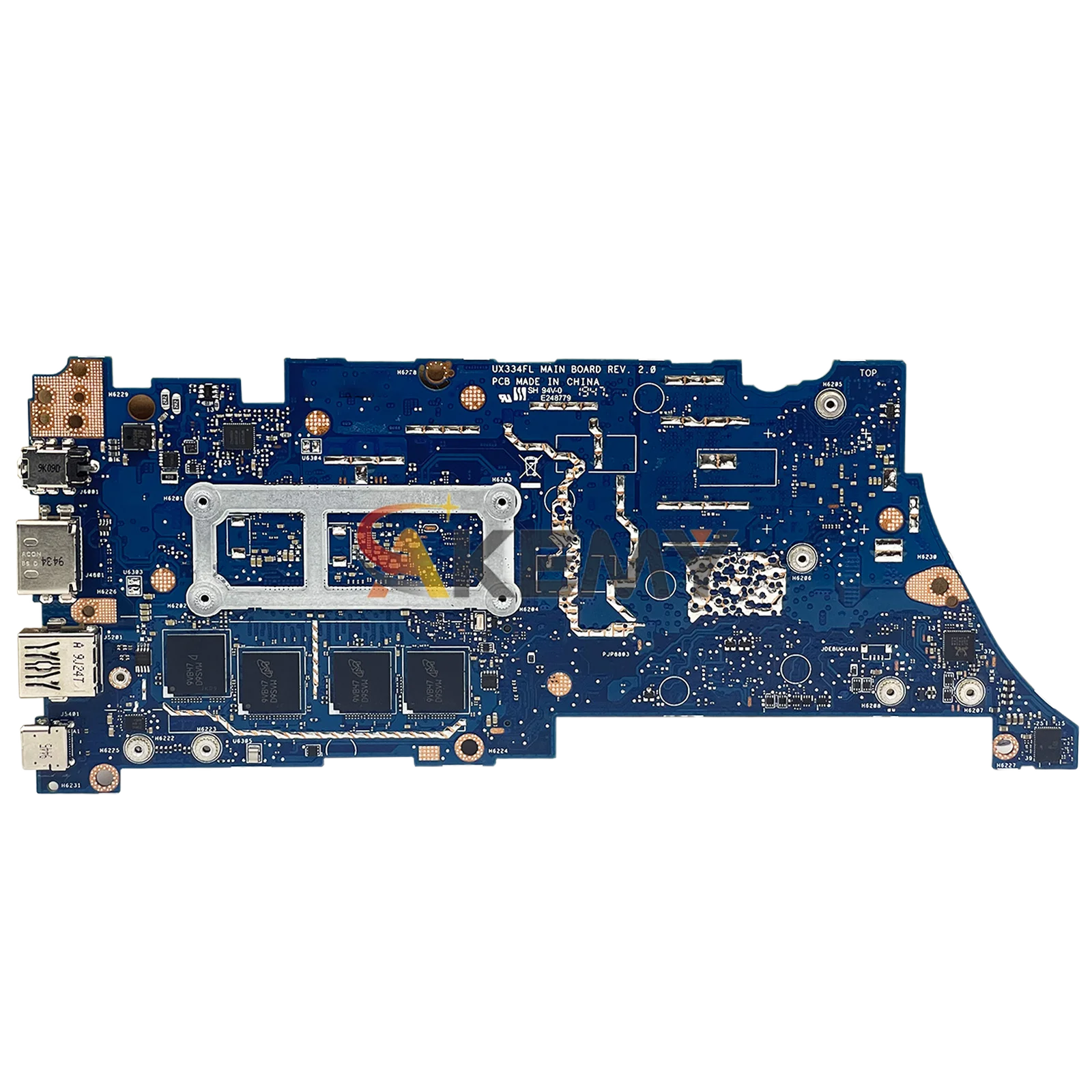 Placa base para ordenador portátil UX334FL para ASUS ZenBook UX334F U3600F UX463FL U4600F UX334FL con placa base de 10. a generación I3 i5 i7 100% pruebas OK - imagen 2
