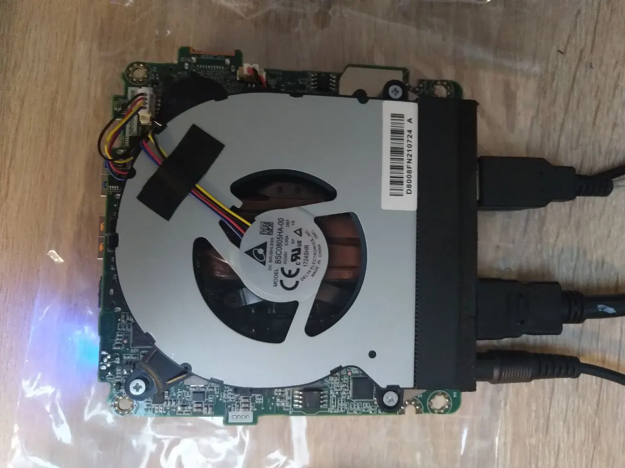 Ventilador de refrigeración de CPU para ordenador, dispositivo para Intel NUC8I7BEH NUC8 I3 I5 I7, BSC0805HA-00 DC05V 0.60A 1Z24L9R 4PIN, nuevo - imagen 5