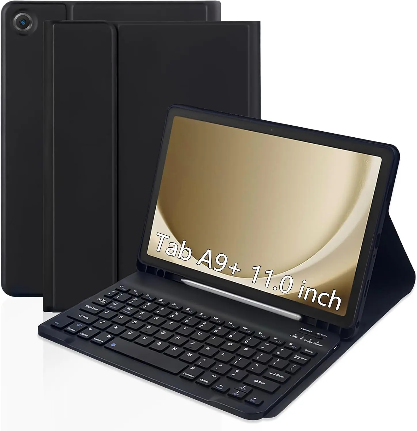 Funda para Samsung Galaxy Tab A9 Plus Funda con teclado Bluetooth desmontable de 11 pulgadas para Samsung Tab A9+ (Modelo: SM-X210/X216/X218) - imagen 3