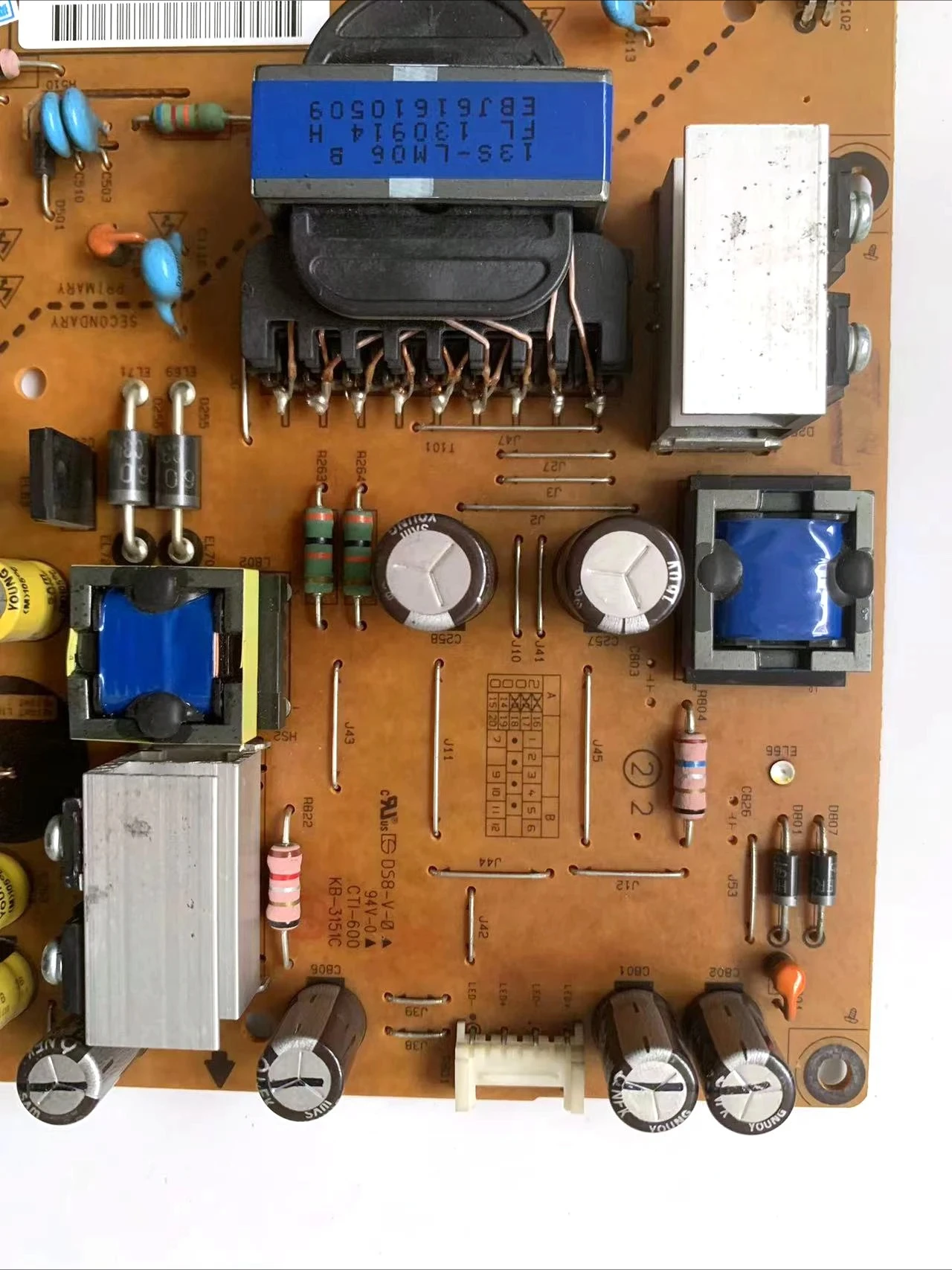 Placa de fuente de alimentación LGP55-13PL2 EAX64905601 (1,9), EAY62810701, compatible con 55LN5400, 55LA621Y, 55LN5310UB, 55LA6205-UA, 55LA620V, 55LN5400-CN - imagen 5