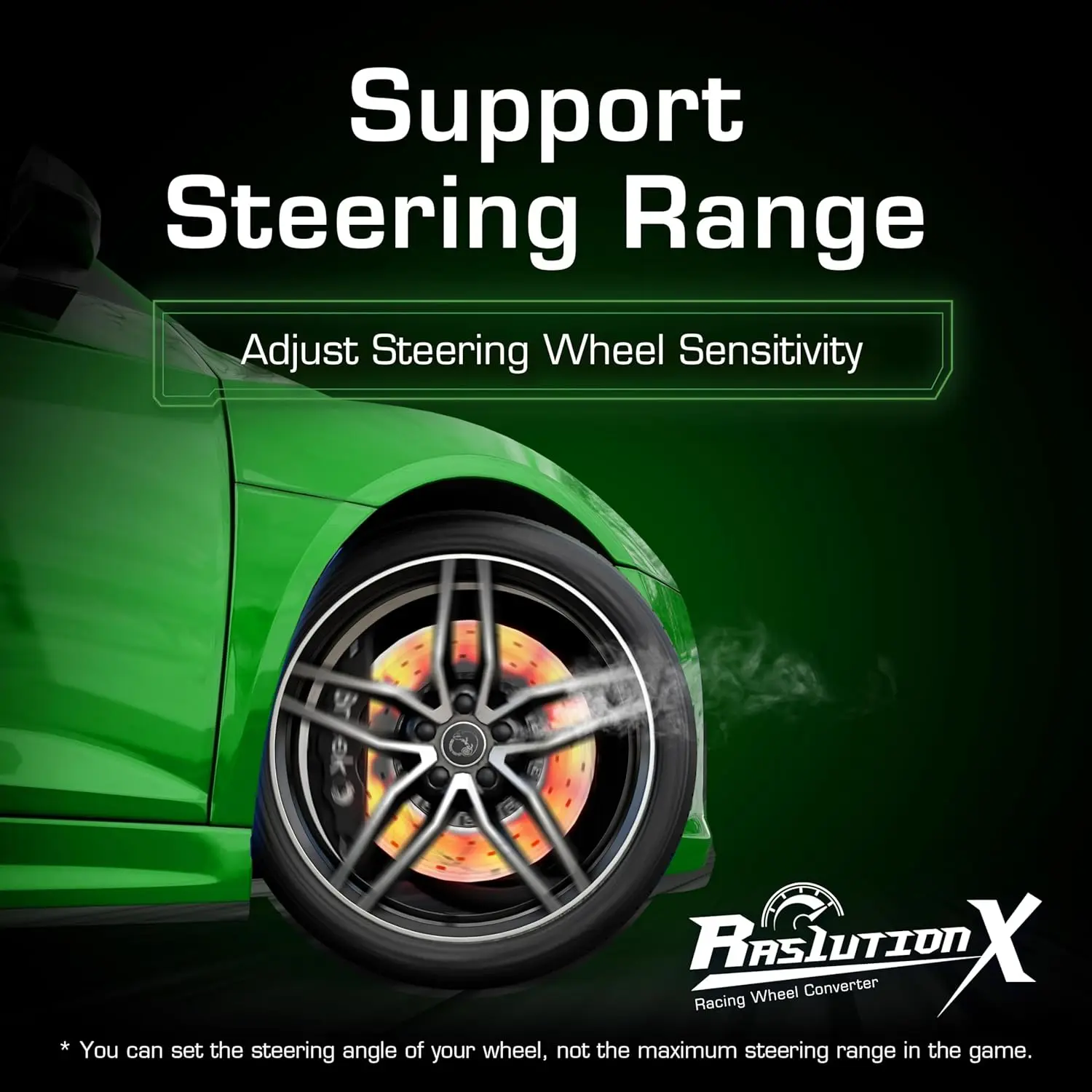 Convertidor de volante de carreras Ras1ution X - para volante Xbox 60+ compatible |   Comentarios de fuerza y control de aplicaciones - imagen 4