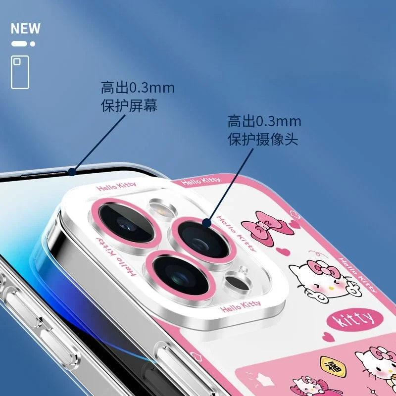 Funda de moda Yk2 Hello Kitty para Samsung Galaxy A55 A15 A54 5G A16 A35 A25 A56 A36 A26 S25 S24 Ultra S23 FE S21 S22 Plus - imagen 4