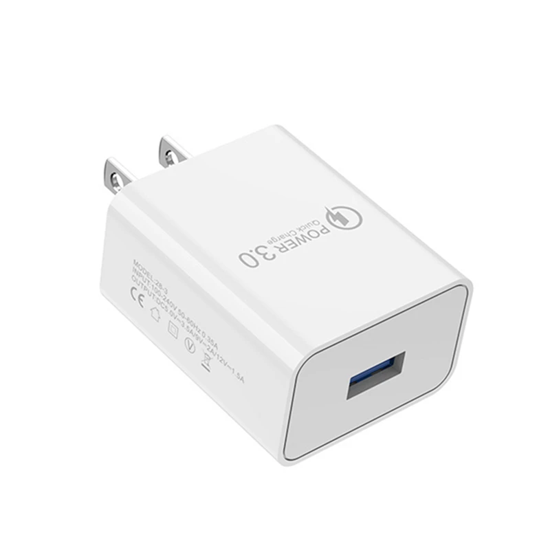 Cargador USB rápido QC3.0 para iPhone 6 7 8 14 Plus X XR XS 11 12 13 Pro Max Samsung Xiaomi Huawei cargador USB de viaje de carga rápida - imagen 3