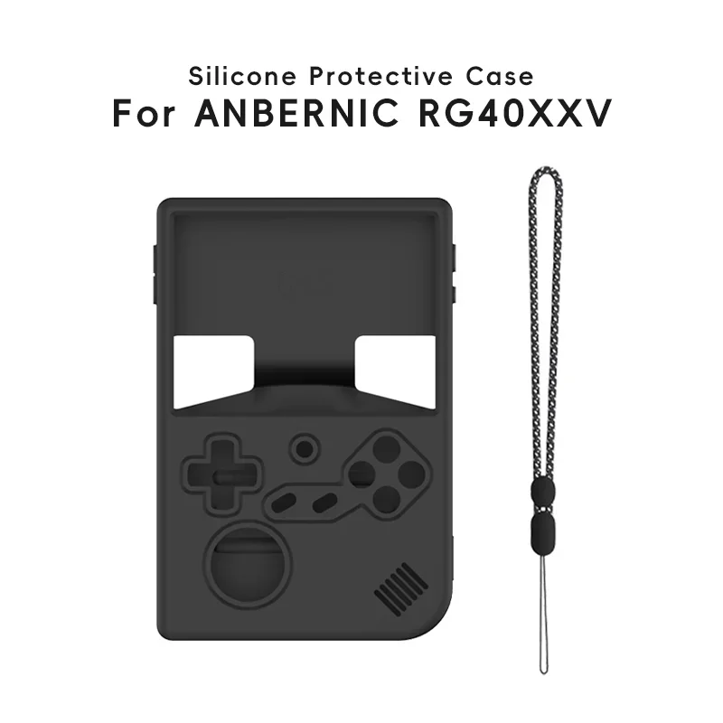 Funda protectora de silicona DATA FROG para consola de juegos Anbernic RG35XX RG35XX H, funda blanda para accesorios protectores de cubo RG556 RG - imagen 5