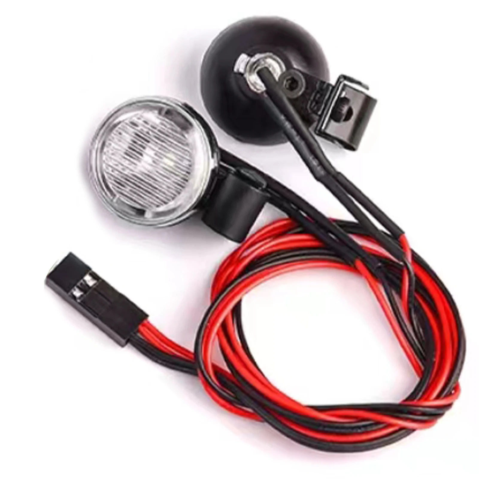 2 uds foco LED faros luz de techo 16mm para Axial TRX4 SCX10 1/10 1/8 coche trepador de control remoto accesorios 3V-7,4 V lámpara blanca