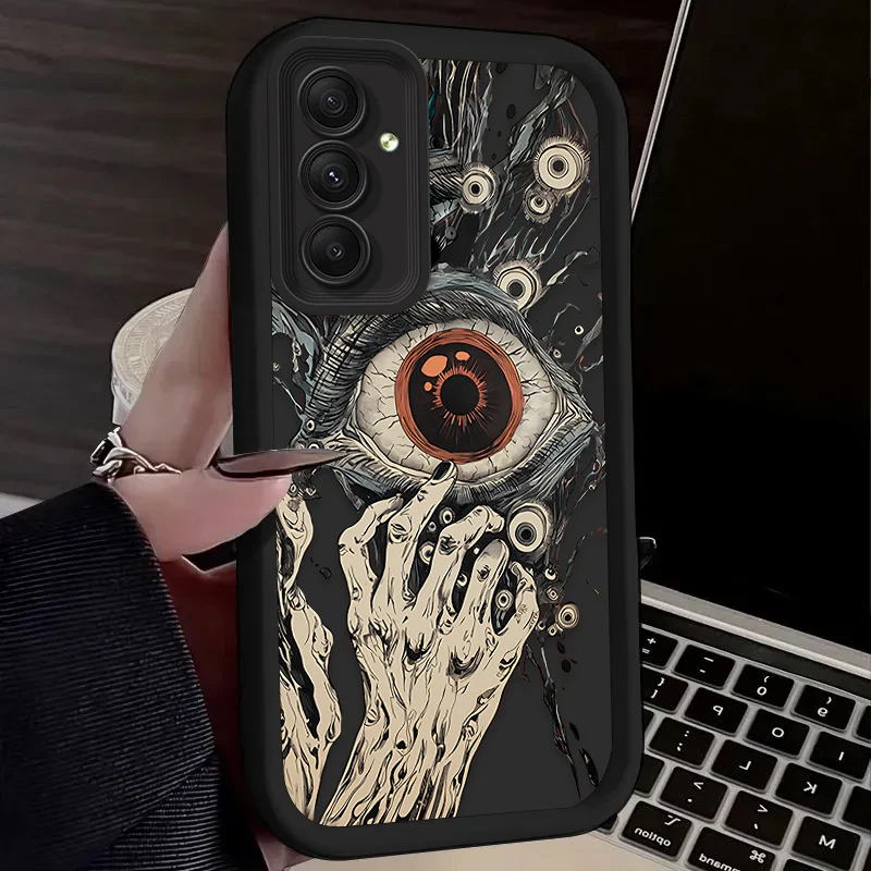 Funda de teléfono Evil Eye para Samsung Galaxy A35 A55 A15 A25 A05 A05S A24 A13 A23 A12 A22 A32 A52 A52S A71 A72 A51 funda de silicona suave - imagen 5