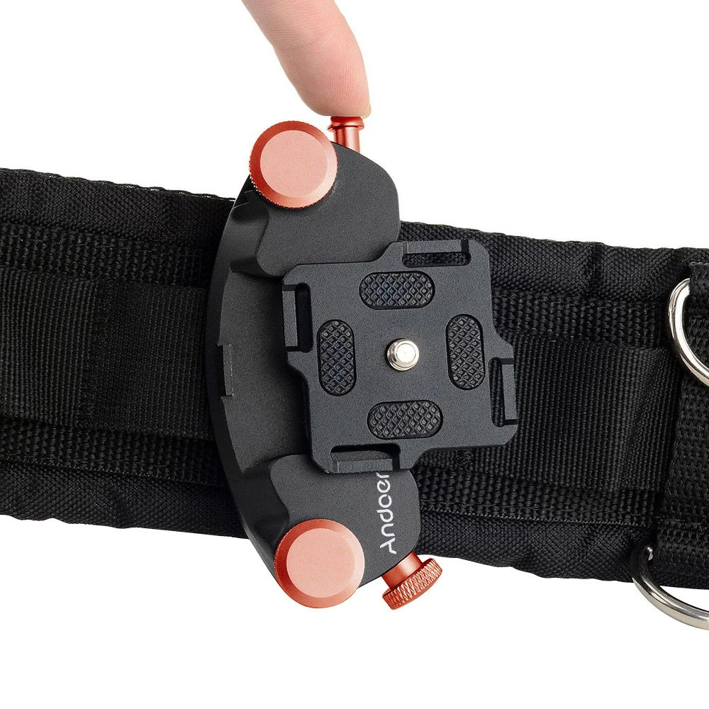 Hebilla de cinturón para cámara, clip de metal de liberación rápida para montaje de equipos - imagen 3