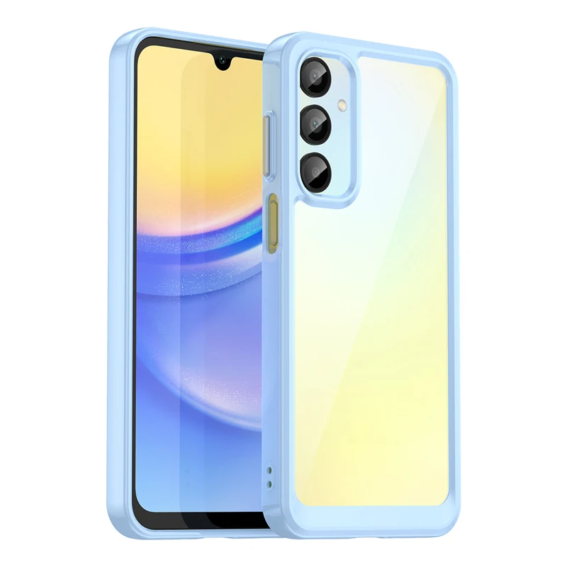 Funda de teléfono colorida para Samsung Galaxy A16 4G Celulares para Samsung A16 4G sensación de piel transparente suave чехол Funda trasera - imagen 2