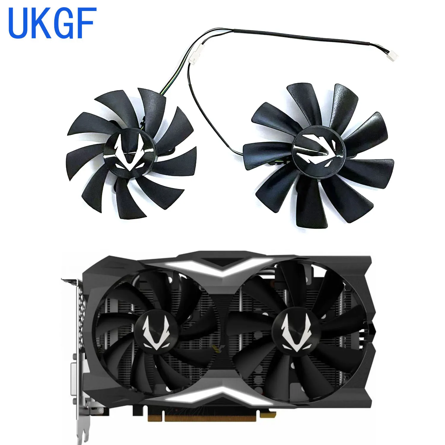 Nueva tarjeta gráfica GA92S2U GAA8S2U 4PIN 87MM 100MM 4PIN adecuada para ZOTAC GeForce RTX2070 2070S 8GB OC mini